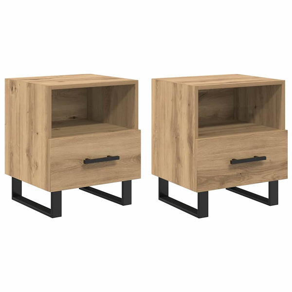 Nachttisch 2er Set Artisan Eiche