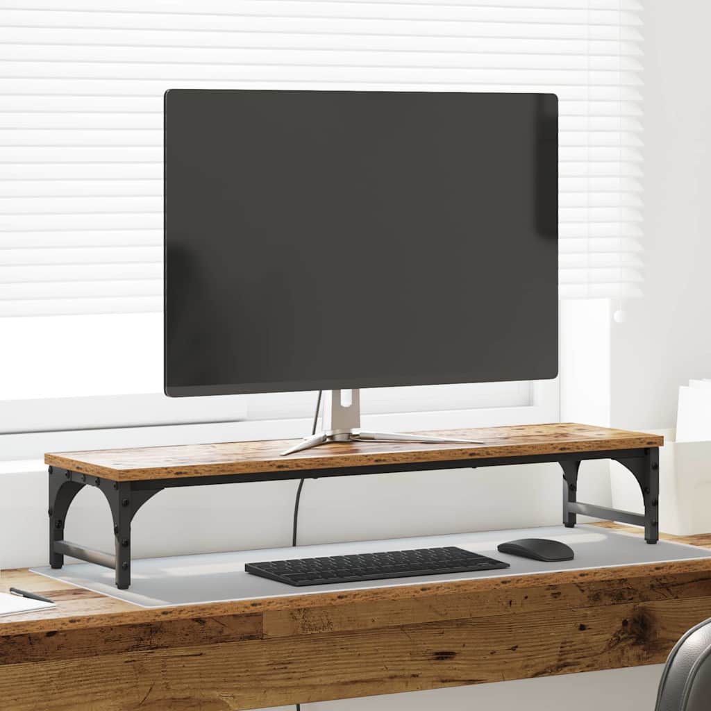 Monitorständer Altholz Optik