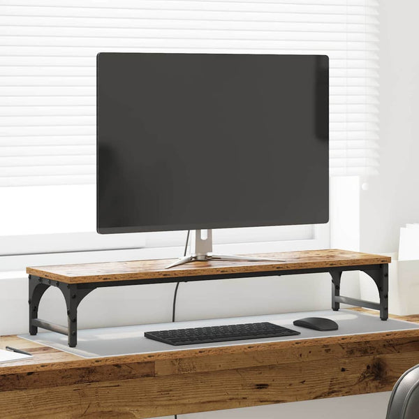 Monitorständer Altholz Optik