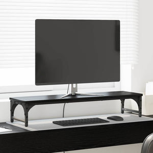 Monitorständer Schwarz Eiche 85cm