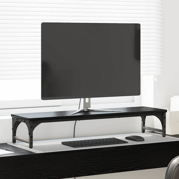 Monitorständer Schwarz Eiche 85cm