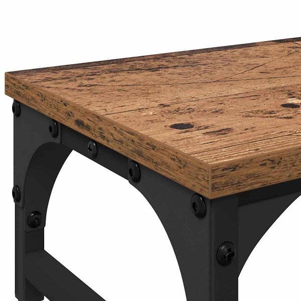 vidaXL Support d'écran en bois de récupération 105 x 23 x 15,5 cm Bois d'ingénierie