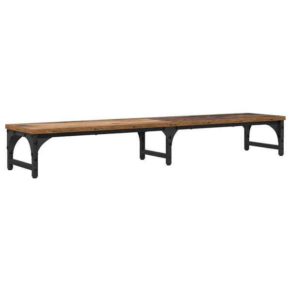 vidaXL Support d'écran en bois de récupération 105 x 23 x 15,5 cm Bois d'ingénierie