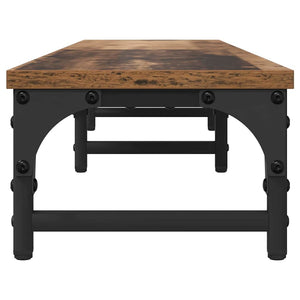 vidaXL Support d'écran en bois de récupération 105 x 23 x 15,5 cm Bois d'ingénierie