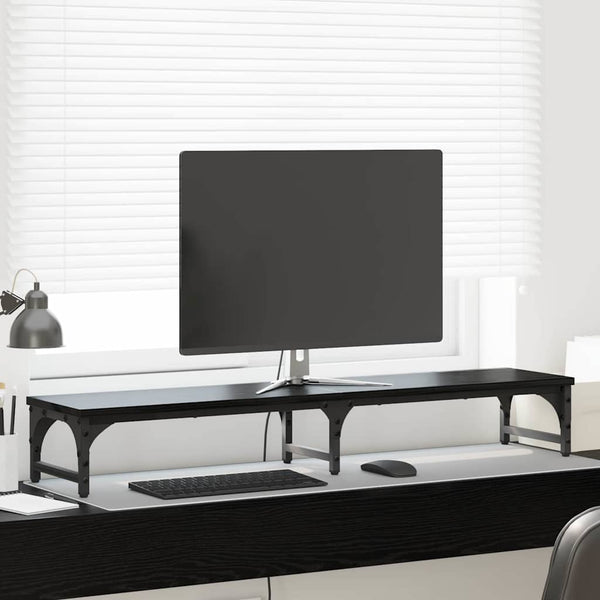 Monitorständer Schwarz Eiche 105 cm