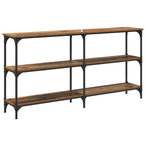Konsolentisch Altholz, 150cm, Industrie-Stil