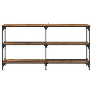 Konsolentisch Altholz, 150cm, Industrie-Stil