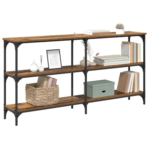 Konsolentisch Altholz, 150cm, Industrie-Stil