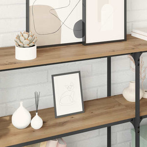vidaXL Console chêne artisan 150 x 29 x 75 cm