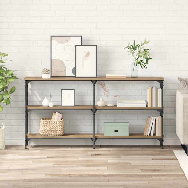 vidaXL Console chêne artisan 150 x 29 x 75 cm
