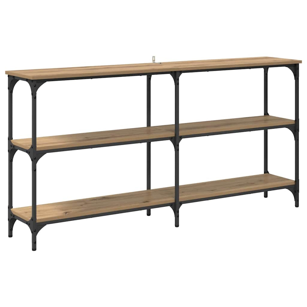 vidaXL Console chêne artisan 150 x 29 x 75 cm
