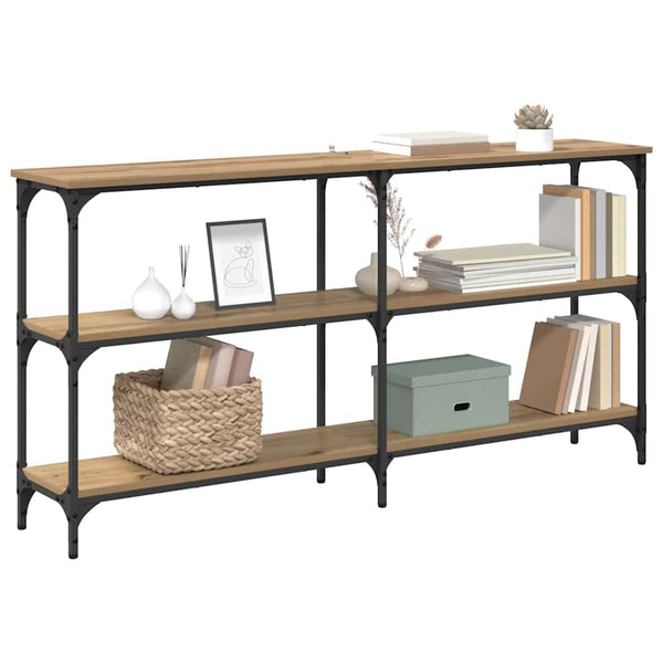 vidaXL Console chêne artisan 150 x 29 x 75 cm