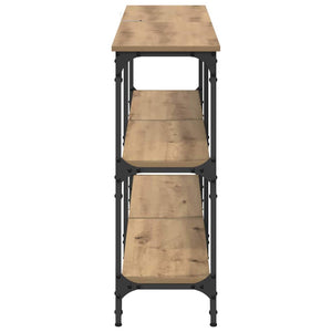 vidaXL Console chêne artisan 150 x 29 x 75 cm