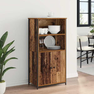 Highboard Altholz 62x36x121,5 cm