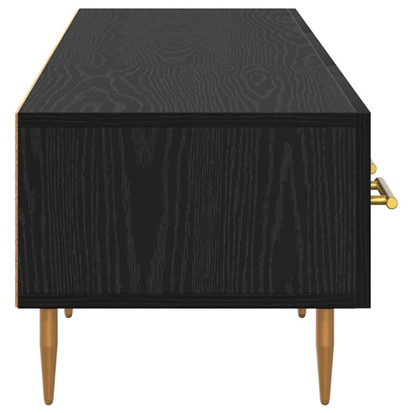 Schwarzer TV-Schrank Eichen-Optik, 150 cm