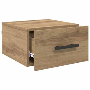Nachttisch Artisan Eiche Wandmontage