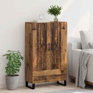 vidaXL Highboard en bois de récupération 69,5 x 30 x 115 cm en bois d'ingénierie