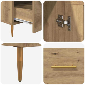 Highboard Artisan-Eiche mit Schubladen 115 cm