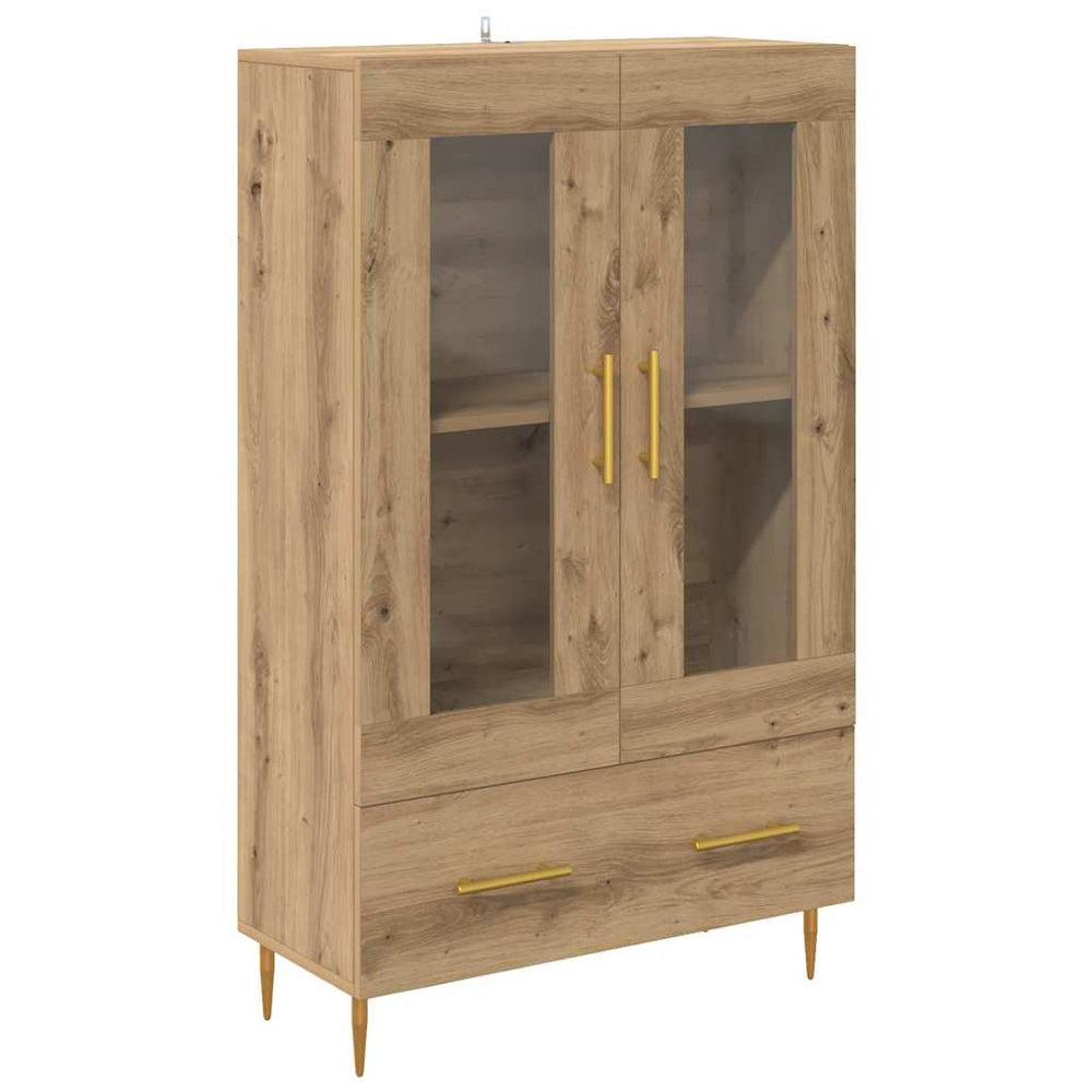 vidaXL Highboard with Drawers Artisan Oak 69.5 x 31 x 115 cm