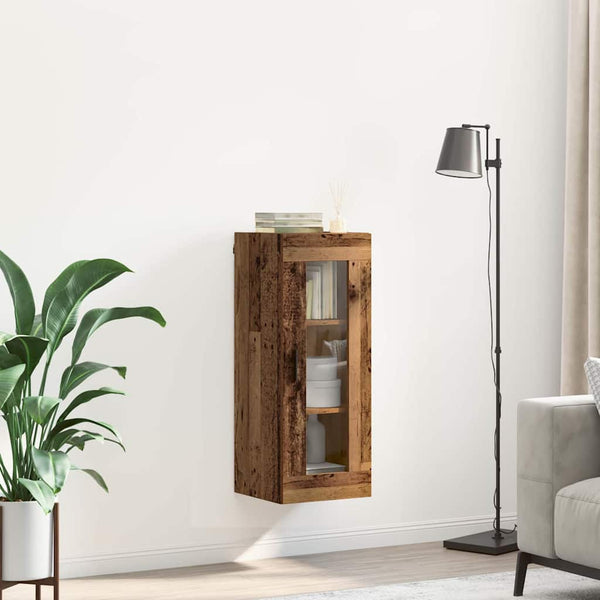 Wandschrank Altholz 34,5x34x90cm