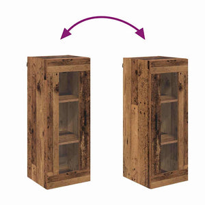 Wandschrank Altholz 34,5x34x90cm