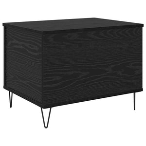 Schwarzer Couchtisch Eichenoptik, 60 cm
