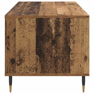 Couchtisch Altholz mit Schubladen 90x49x45 cm