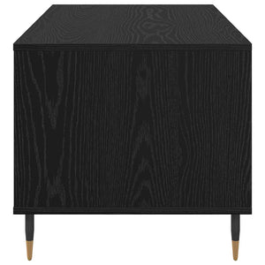 Couchtisch Schwarz Eichenoptik 90x49 cm