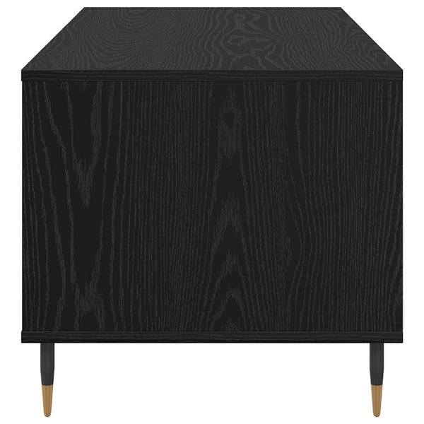 Couchtisch Schwarz Eichenoptik 90x49 cm