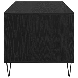 Couchtisch Schwarz Eichenoptik 90x49 cm