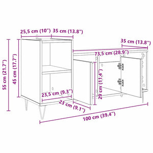 TV-Schrank Artisan-Eiche 100 cm