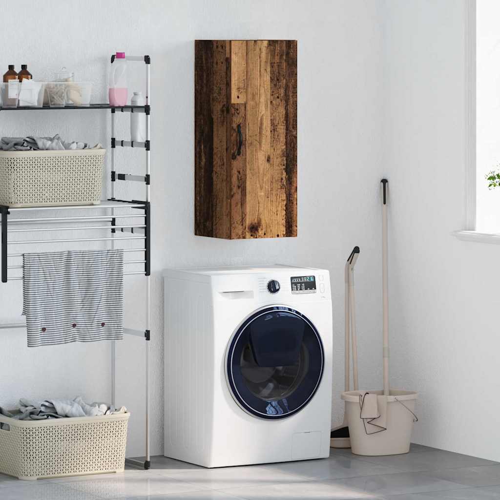 Wandschrank Altholz 34,5x34x90cm