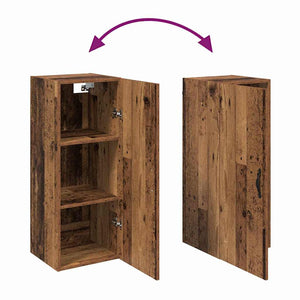 Wandschrank Altholz 34,5x34x90cm