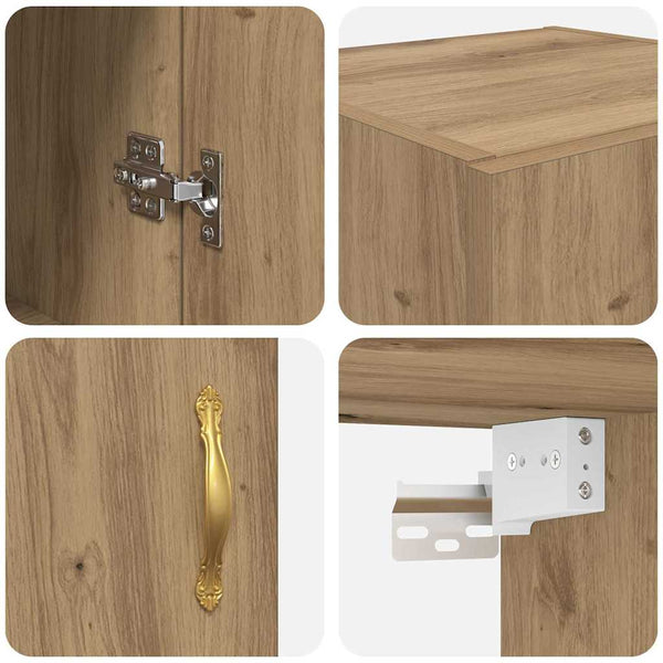 Wandschrank Artisan Eiche 69,5x34x90 cm