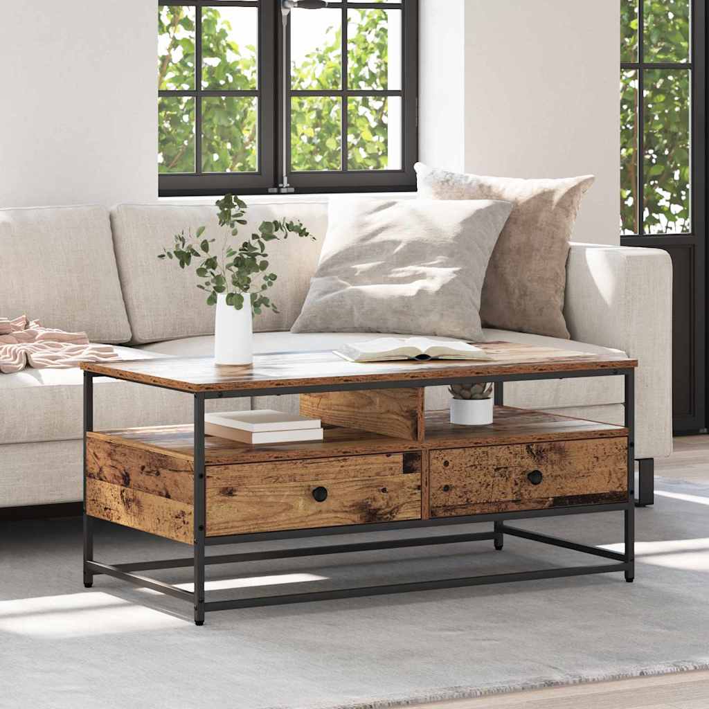 Couchtisch Altholz 100x51 cm