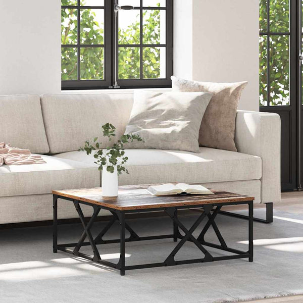 Couchtisch Altholz 70x70 cm