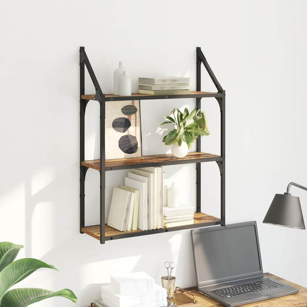 Wandregal Altholz 60 cm