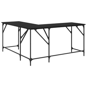 Eckschreibtisch Schwarz Eiche 149cm