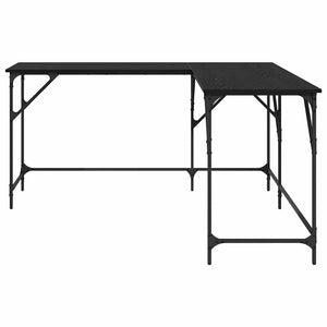 Eckschreibtisch Schwarz Eiche 149cm
