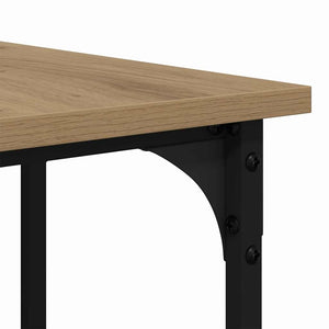 Schreibtisch Artisan Eiche L-Form mit Regalen