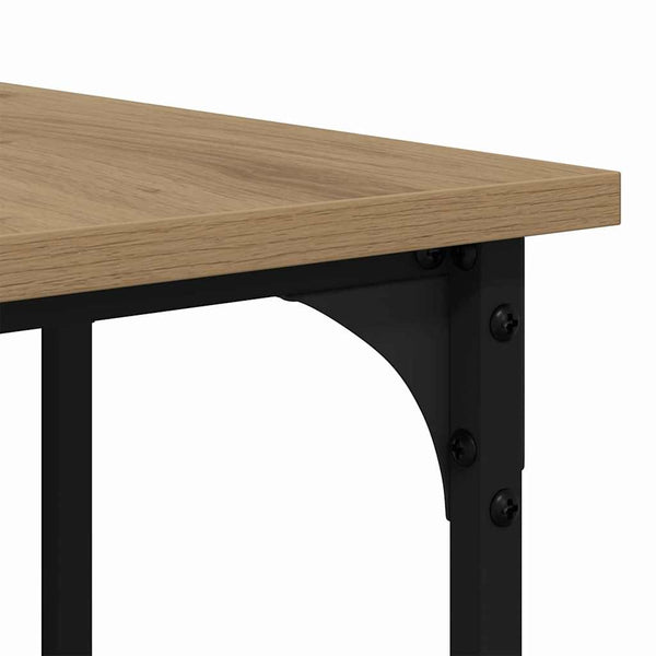 Schreibtisch Artisan Eiche L-Form mit Regalen