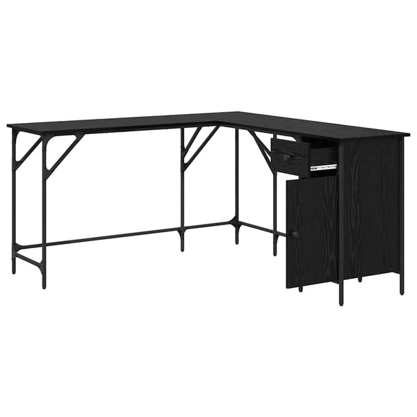 Schreibtisch Schwarz Eiche 141x141 cm