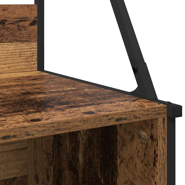 Kleiderständer Altholz mit Schuhablage