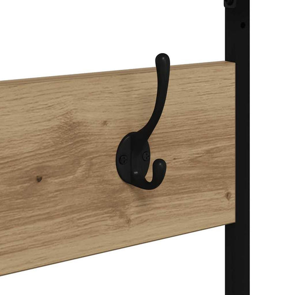 Kleiderständer Artisan Eiche mit Schuhablage