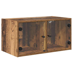 Wandschränke 2er Set Altholz 68x37x35cm
