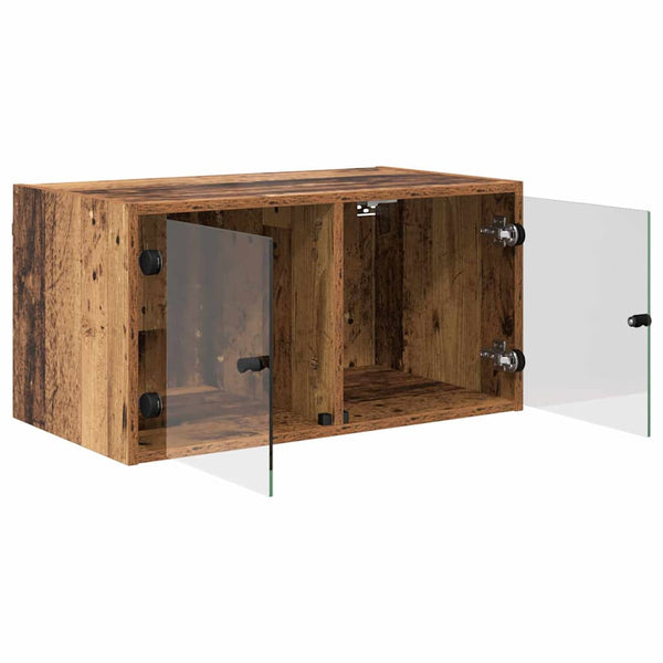 Wandschränke 2er Set Altholz 68x37x35cm