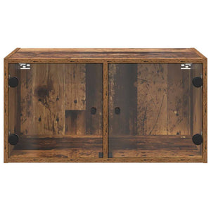Wandschränke 2er Set Altholz 68x37x35cm
