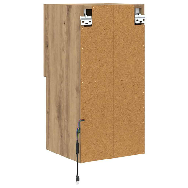 Wandmontierte TV-Schränke Artisan-Eiche 2er Set
