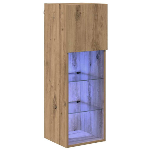 Wandmontierter TV-Schrank Artisan Eiche 90cm