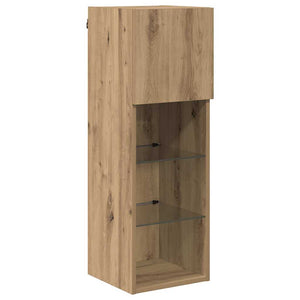 Wandmontierter TV-Schrank Artisan Eiche 90cm